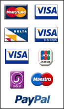 We accept any of these payment methods